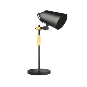 ไฟตั้งโต๊ะ L&E 02-00519 สีดำ/ลายไม้