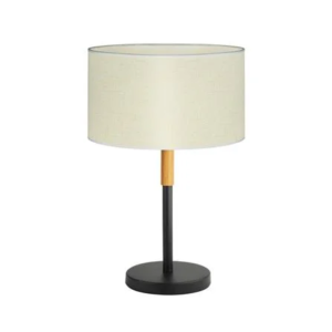 ไฟตั้งโต๊ะ LUMAX 01-02746 สีครีม/ดำ/ไม้