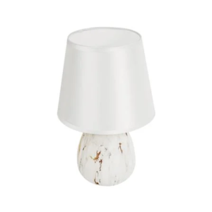 ไฟตั้งโต๊ะ CARINI DE40M-WH สีขาว/ทอง