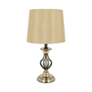 ไฟตั้งโต๊ะ CARINI MTR1438 FABRIC สีครีม/น้ำตาล