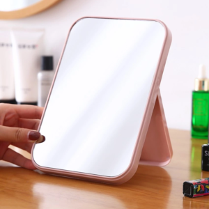 กระจกตั้งโต๊ขนาดเล็ก แบบพกพา แบบพับเก็บได้